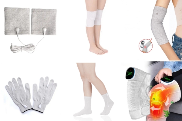 What is the principle and effect and application for the conductive garments, conductive gloves/ elbow sleeve/knee support/wrist conductive sleeve?