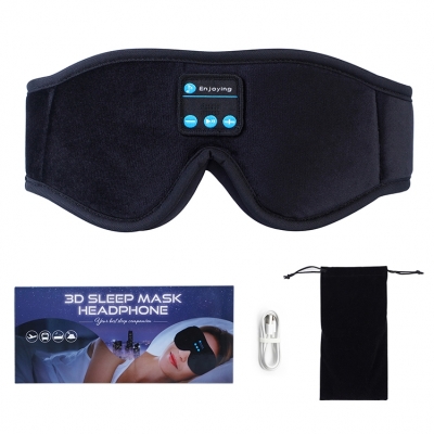 Quality Portable Memory Foam Wireless Custom 3D Smart Sleeping Eye Mask Headphones EyeMask Sleep For Men Women