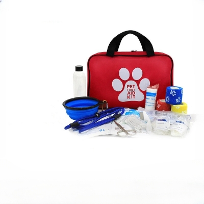 Medical Supplies Portable EVA Waterproof Emergency Dog Cat Pet First Aid Bag Kit For Outdoor Travel Camping