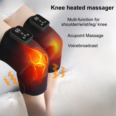 Electric Knee Leg Massager With Heat And Kneading Infrared Heated Vibration Massager For Circulation Leg Circulation Massager