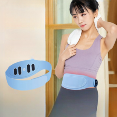 Portable Electric Abdominal Heating Waist Massage Massager Warm Palace Women Menstrual Pain Relief 