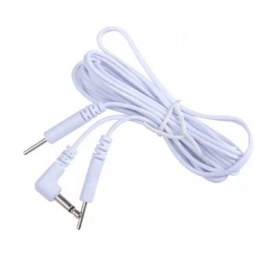 CE ROHS Approved 2 Pins Tens Electrode Lead Wires With 2.5mm/3.5mm Plug PVC Copper Wires Electrode Cables