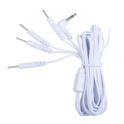 2.5mm/3.5mm Plug 4 Pins Wires EMS Lead Wires Connect With TENS Machine  