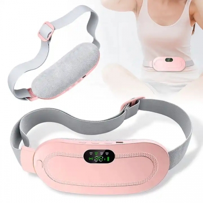 Portable Cordless Thermal Heating Pad Therapy Menstrual Cramp Period Care Waist Massager Electric Smart Menstrual Heating Pad